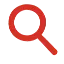 icône de recherche rouge