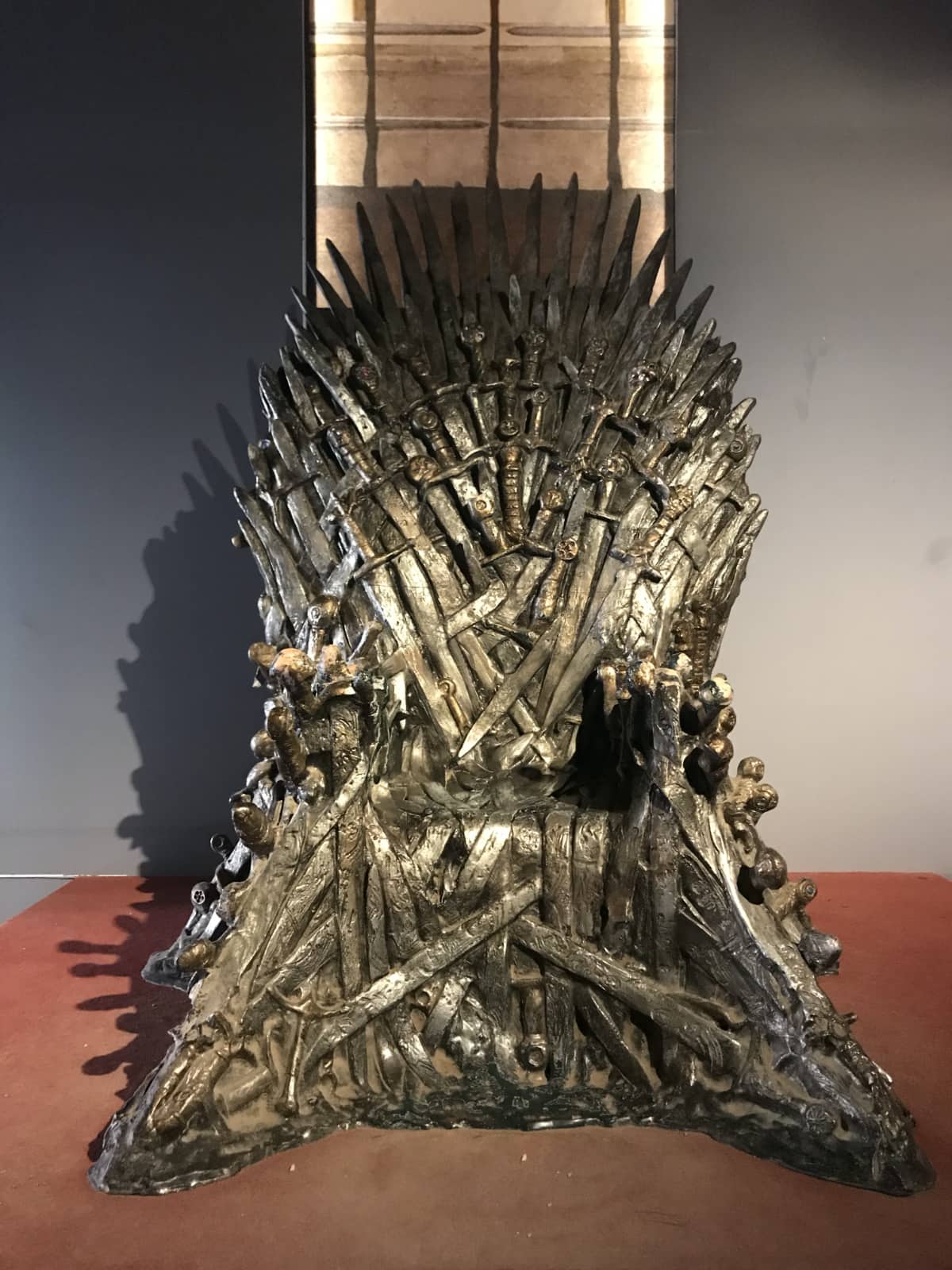 Le trône de fer de la série Game of Thrones sur l'île de Otok lokrum